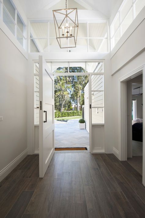 Hampton Style Flooring, Luxe Hamptons Style, Hamptons Style Front Door, Hamptons Flooring, Hamptons Front Door, Hamptons Hallway, Hamptons Renovation, Hamptons Style Bathroom, Hamptons Lighting