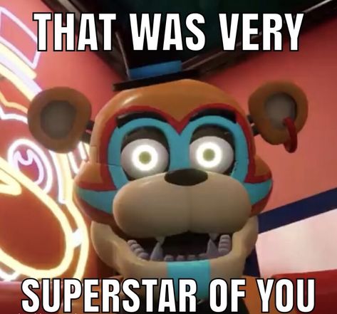 Fnaf Memes Funny, Glamrock Freddy, Fnaf Freddy, Fnaf Sb, Fnaf Movie, Fnaf Stuff, Fnaf Memes, Security Breach, Fnaf Funny