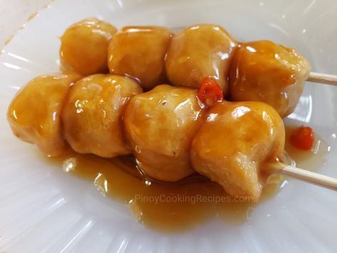 Fishball Street Food, Fishball Sauce, Fish Dipping Sauce, Turkey Balls, Beef Tapa, Filipino Street Food, Fish Balls, Pinoy Foods, Filipino Food Dessert