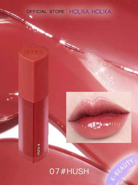 Heart Crush Glow Lip Tint Air 07# Hush – ลิปติ้นท์เกาหลี มีความเปล่งประกาย สี Juicy Fruit Jam สีสวย – ส่วนผสมคอลลาเจนไฮโดรไลซ์ และ วิตามินซี 3.9กรัม (0.13 ออนซ์) เงียบๆ         Makeup, size features are:Bust: ,Length: ,Sleeve Length: Korean Lip Tint, Korean Lips, Holika Holika, Fruit Jam, Juicy Fruit, Hydrolyzed Collagen, Lip Glow, Lip Stain, K Beauty