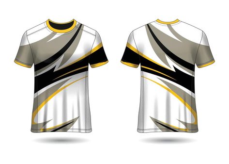 Sports jersey template for team uniforms Vector Sports Jersey Template, Camisa Time, Cricket T Shirt Design, Jersey Template, Cricket T Shirt, Running Singlet, Football Shirt Designs, Sports Tshirt Designs, Sport Shirt Design