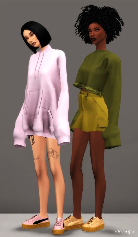 Sims4 Shoes, Black Sims, Cc Top, Puma Creepers, Cc Shopping, Place Holders, Rare Clothing, Cc Shoes, Sims 4 Cc Shoes