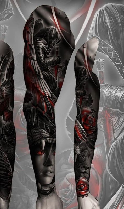 Tattoos For Men Arm Sleeve, Men Arm Sleeve, Cover Up Tattoos For Men Arm, 300 Tattoo, Arm Cover Up Tattoos, Voll Arm-tattoos, Cover Up Tattoos For Men, Half Sleeve Tattoos Sketches, Sleeve Tattoos For Guys