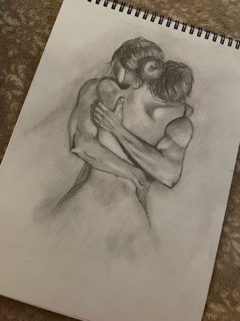 Find your Soulmate Sketch | Law of Attraction How To Draw Romantic Couple, Pencil Drawing Love Couples, Couple Drawing Simple Cute, Pencil Art Drawings Couples Hug, Drawing Ideas Couples Hugging, Lovely Couple Drawing, Aesthetic Couple Pencil Sketches, Couples Art Sketches, Art Sketches Romantic