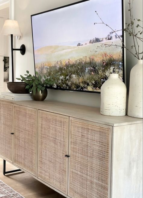 Wireless Wall Sconces, Tv Console Decor, Home Gel Nails, Tv Stand Decor, Living Tv, Sconces Living Room, Tv In Bedroom, Decor Home Living Room, Apartment Inspiration