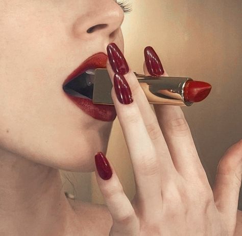 Nail Art Ideas, Art Designs, Nail Art Designs, Art Ideas, Lips, Nail Art, Nails, Red, Art