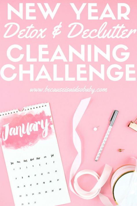 New Year Declutter, New Year Cleaning, New Years Detox, Dusting Spray, Clean Baking Pans, Cleaning Challenge, Declutter Challenge, Clutter Free Home, Printable Checklist