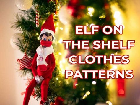 Elf On The Shelf Accessories Diy, Elf On The Shelf Clothing Patterns Free, Elf On The Shelf Clothes, Diy Elf On The Shelf, Elf On Shelf Printables, Sock Monkeys Tutorial, Diy Elf, Awesome Elf On The Shelf Ideas, Xmas Elf