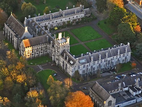 felt a little silly saying how beautiful my campus was after seeing this one, university of cork, ireland University College Cork, Best Universities, Images Of Ireland, Cork City, County Cork, Cork Ireland, Best University, University College, Alma Mater