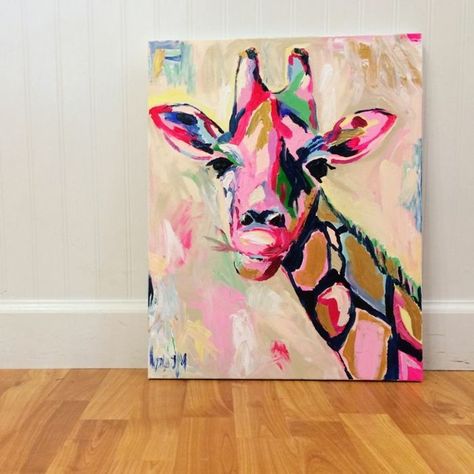 Gorgeous Paintings, Giraffe Painting, Creation Art, Giraffe Art, Soyut Sanat Tabloları, A Giraffe, Fauvism, Arte Sketchbook, Art Abstrait