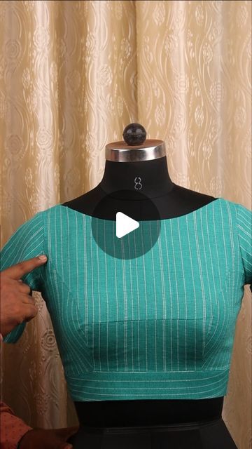 Saree Blouse Patterns Sewing Tutorials, Saree Blouse Sewing Tutorial, Blouse Sewing Tutorial, Blouse Making Tutorials, New Latest Blouse Pattern, How To Stitch Blouse, Latest Blouse Patterns, Blouse Tutorial, Latest Blouse Designs Pattern