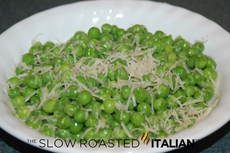 The Slow Roasted Italian is a family food blog by Donna & Chad Elick. Recipes made fast & easy, taking complicated OUT of the kitchen. RECIPE Parmesan Peas, Buttermilk Mashed Potatoes, Vegetables Dishes, Slow Roasted Italian, Fresh Peas, The Slow Roasted Italian, Gluten Free Sides Dishes, Dinner Sandwiches, Veg Dishes