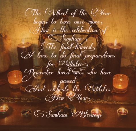 Samhain Blessings Quotes, Samhain Blessings, Blessed Samhain, Samhain Ritual, Birthday Blessings, Blessed Quotes, Witchy Stuff, Samhain, Hallows Eve