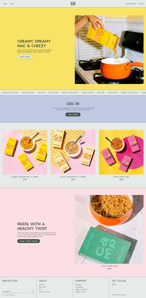 Healthy Mac And Cheese, Word Press, Tech Inspiration, Veggie Pasta, Shopify Website Design, Professional Website Design, Portfolio Website Design, Homepage Design, 카드 디자인