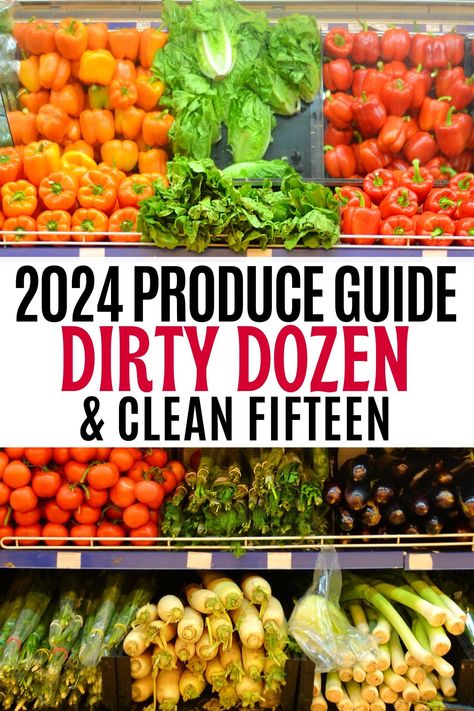 2024 Dirty Dozen and Clean Fifteen: How to Minimize Pesticide Exposure and Optimize Nutrition - Retro Housewife Goes Green Dairy Free Keto Recipes, Real Food Diet, The Dirty Dozen, Clean 15, Different Fruits And Vegetables, Dirty Dozen, Retro Housewife, Clean Eating Tips, Eat Real Food