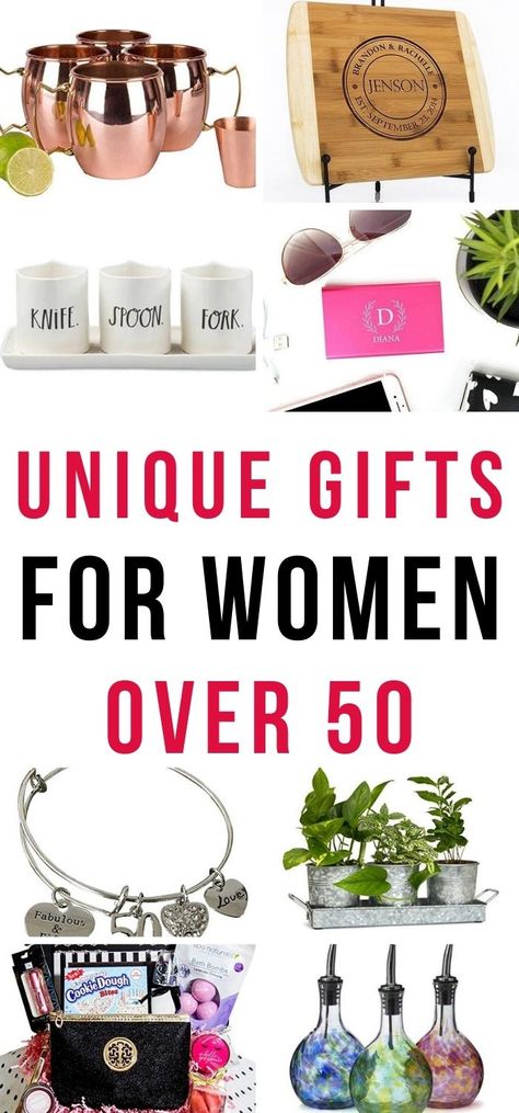 What to buy for a 50+ year old mom, sister or . This list contains the best gifts a mature woman 50+ will love and use! | Holiday Gift Guide Birthday Gifts For Women Over 50 Friends, Best Christmas Gifts For Women Over 50, Gifts For Old Ladies, Gift Ideas For Great Grandma, Gifts For Middle Aged Women, Best Gifts For Women Over 50, Birthday Gifts For Women Over 50, Gifts For 50 Year Old Woman, Gift For 60th Birthday Woman