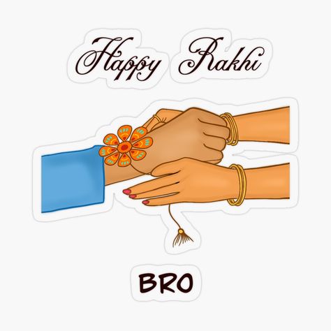 Rakhi Stickers Printable, Happy Rakhi Stickers, Rakhi Stickers, Indian Stickers, Raksha Bandhan Rakhi, Happy Rakhi, Happy Rakshabandhan, Plastic Stickers, Decorate Notebook