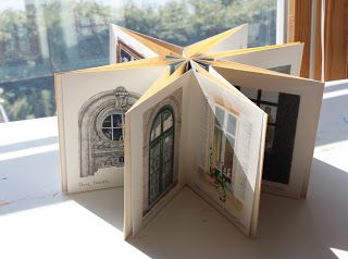 Book Diorama, Carousel Book, Folding Books, Accordian Book, Artists Book, Star Book, Accordion Book, Creative Books, Book Arts