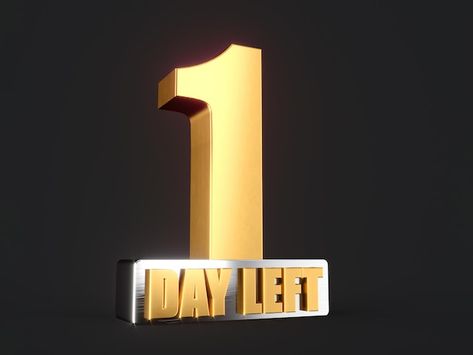 One day left countdown count time sale t... | Premium Photo #Freepik #photo #countdown-clock #last #sale-text #minute One Day To Go Countdown, Calendar Design Inspiration, One Hour Left, One Day To Go, Countdown Clock, Zero Days, Day Left, Days Left, Calendar Design