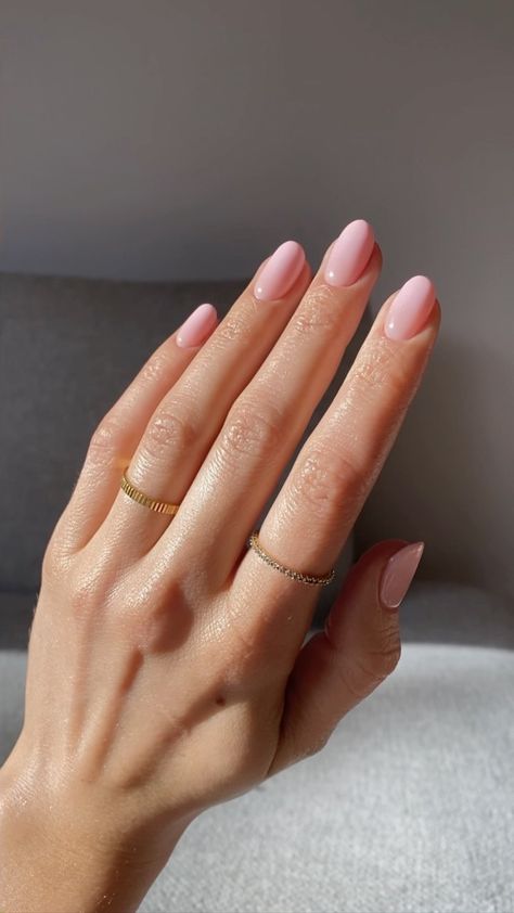 Milk Pink Nails, Prom Things, Milk Nails, Sheer Nail Polish, Ideas Uñas, Sheer Nails, Casual Nails, Super Nails, Pink Nail Polish