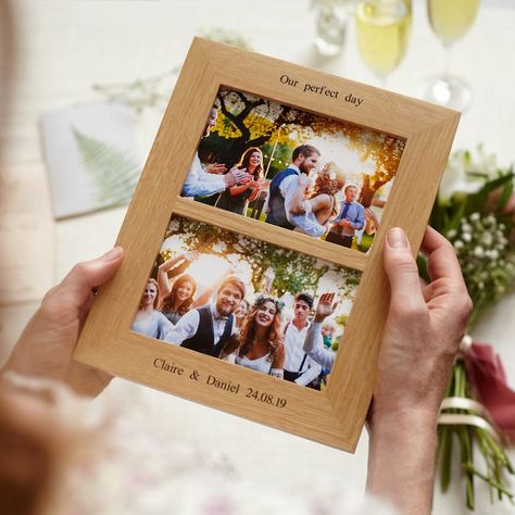 Couples Frame, Photo Frame Gifts, Split Photo, Photo Frame Wedding, Twin Frame, Wedding Photo Frame, Double Photo Frame, Double Photo, Framed Wedding Photos