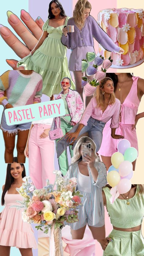 Pastel Bachelorette, Bachelorette Brunch, Outfits Pastel, Secret Garden Parties, Pastel Birthday, Pastel Theme, Pastel Party, Bachelorette Party Planning, Bachelorette Themes