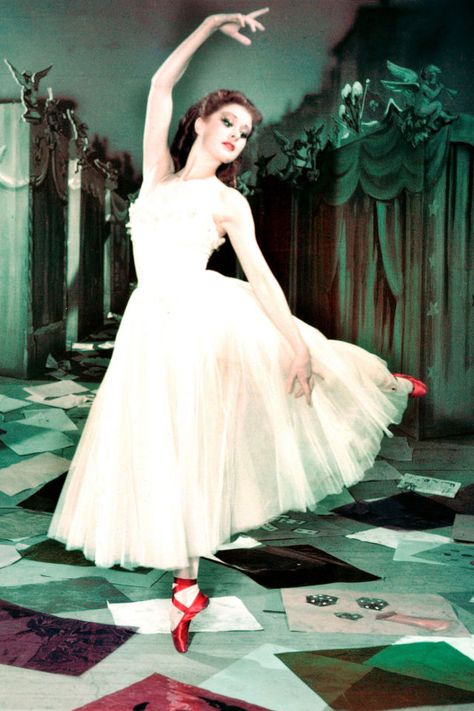 The Red Shoes, 1948 - The Most Iconic Shoe Moments In Film - After trying on a pair of red ballet shoes, this ballerina could not stop dancing in the classic British film, The Red Shoes. - HarpersBAZAAR.com The Red Shoes 1948, Red Ballet Shoes, The Red Shoes, Ruby Red Slippers, Spring Afternoon, Prima Ballerina, Charles James, Museum Fashion, Red Slippers