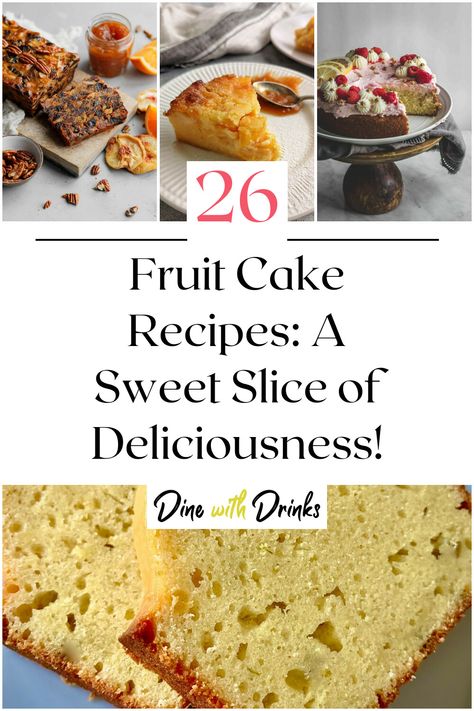 Collage of 4 fruit cake recipes. Cake Made Of Fruit, Recipes Baking Desserts, Fruit Cake Recipes, Moist Fruit Cake Recipe, Best Fruitcake, Best Fruit Cake Recipe, Fruit Cake Recipe Easy, Fruit Cake Recipe Christmas, Fruit Cake Recipe