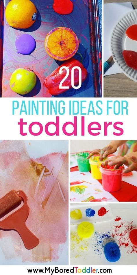 20 painting ideas for toddlers. toddler painting activities and ideas for your one year old, two year old or three year old. Easy painting ideas, finger painting, messy play , #toddlerpainting #toddleractivity #toddlerfun Painting Activities For Toddlers, Painting Ideas For Toddlers, Toddler Painting Activities, Mess Free Painting, Sensory Learning, Toddler Painting, Kid Games, Art Activities For Toddlers, Fun Activities For Toddlers