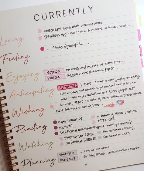 Bujo Page Ideas, Mood Journal, Planner Lists, Planning For The Future, Organize Life, Lists Ideas, Bullet Journal For Beginners, Bullet Journal Page, Journal Therapy