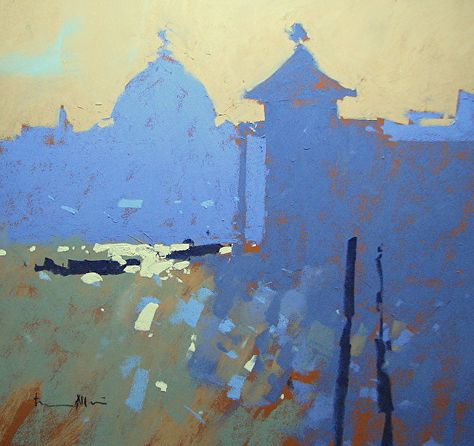 Tony Allain, Venice Painting, Soft Pastel Art, Deco Wallpaper, Painting Competition, Pastel Artwork, Pastel Landscape, Pastel Paintings, Art Deco Wallpaper