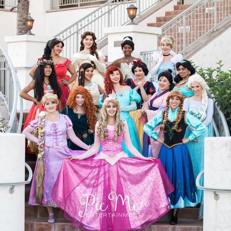 Pic Me Entertainment on Instagram: “Want to make your child’s dreams come true? Invite a princess to celebrate with you! ✨✨✨✨✨ www.PicMeEnt.com ➡️Text us for a quick quote…” Real Disney Princesses, Disney Princess Costumes, Sailor Princess, Disney Pics, Princess Costume, Disney Party, Disney Princesses, Disney Pictures, Dreams Come True