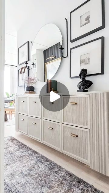 Ikea Shoe Cabinet Hack Entryway, Shoe Rack Ikea, Ikea Shoe Storage Hack, Shoe Cabinet Ideas, Ikea Shoe Cabinet Hack, Shoe Table, Ikea Shoe Rack, Entry Shoe, Furniture Remake