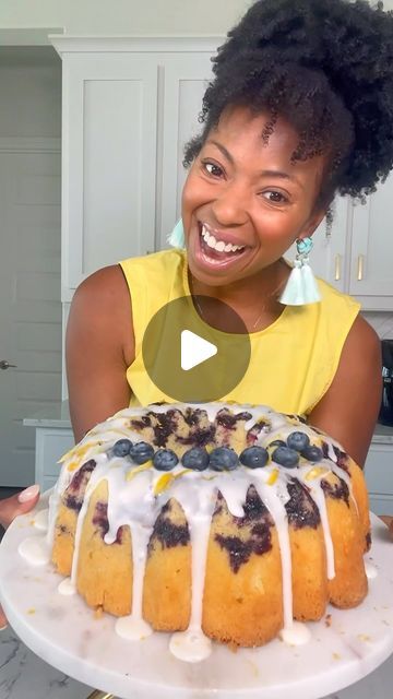 Jocelyn Delk Adams on Instagram: "Link in Bio: https://grandbaby-cakes.com/blueberry-lemon-pound-cake/  🫐 🍋🫐🍋🫐  OR  Google “Grandbaby Blueberry Pound Cake” for the recipe!   Use the hashtag #GrandbabyCakes when you make it! #blueberry #blueberries #lemon #cake #cakebaking #poundcake #bundtcake #lemoncake #blueberrycake" Lemon Blueberry Pound Cake Recipe, Blueberry Pound Cake Recipe, Lemon Blueberry Pound Cake, Pound Cake Glaze, Blueberry Pound Cake, Grandbaby Cakes, Lemon Blueberry Cake, Instagram Link In Bio, Pound Cakes