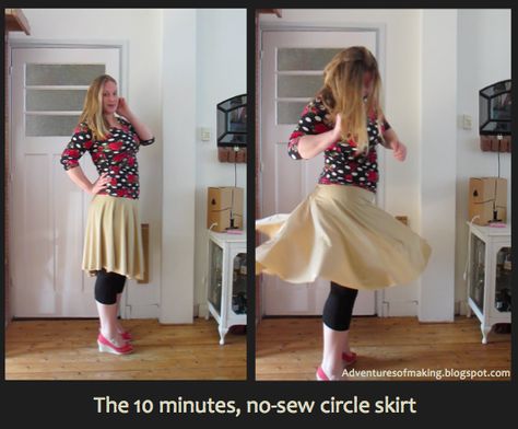 Diy Outfits From Old Clothes, Sew Circle, Making Skirt, Girls Circle Skirt, Beauty In The Chaos, No Sew Clothes, Diy Circle Skirt, Make Skirt, Twirl Girl