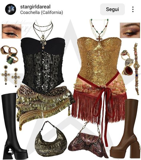 Cochella Outfits, Festival Outfits Rave, Preformance Outfits, Outfits Rave, Coachella Dress, Orange Outfit, Coachella Fashion, Coachella Outfit, Denim Skirt Women