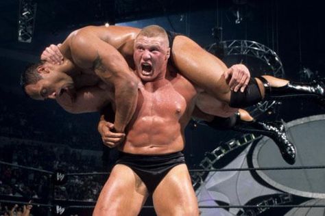 The Rock looks back on his final match as a full-time WWE Superstar and passes the torch to Brock Lesnar. Twenty years ago, Brock Lesnar ascended to superstardom and captured the first of what would become 10 WWE World Championship titles. On that night, he beat The Rock who was arguably at the peak of his career. Little did everyone know that was the last time The Rock would ever be contracted to WWE as a full-time wrestler. He would return for a brief period of time in 2003 to have matches wit Brock Lesnar Wwe, The Hardy Boyz, Mick Foley, Wwe World, Wwe Champions, Brock Lesnar, Boy George, Big Show, Triple Threat