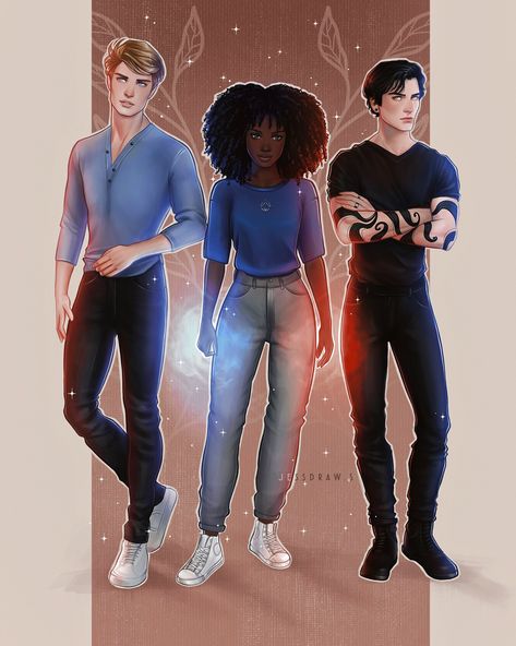 farah on Twitter: "‘cause we the big three commissioned from jessdraw.s… " Bree Matthews, Selwyn Kane, Interracial Art, Swirl Couples, Interracial Couples, Book Memes, Fan Book, Book Fandoms, I Love Books