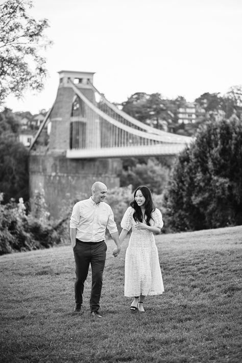 Bridge Wedding, Formal Gardens, Suspension Bridge, Types Of Photography, Engagement Portraits, Portrait Session, Post Wedding, Inspirational Images, Couple Portraits