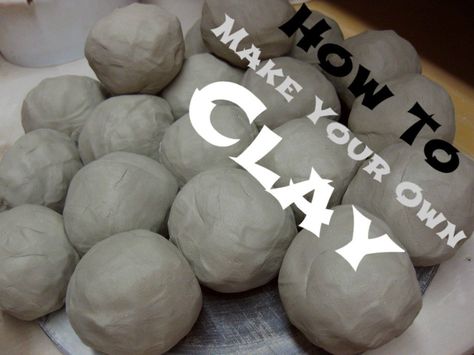 <b>This is a compilation of projects to bring out your inner artist.</b> Easy, inexpensive, and <i>absolutely</i> crafty! Pottery At Home, Make Your Own Clay, Clay Recipe, Diy Fimo, Homemade Clay, Formy Silikonowe, Tanah Liat, Clay Food, Fun Craft