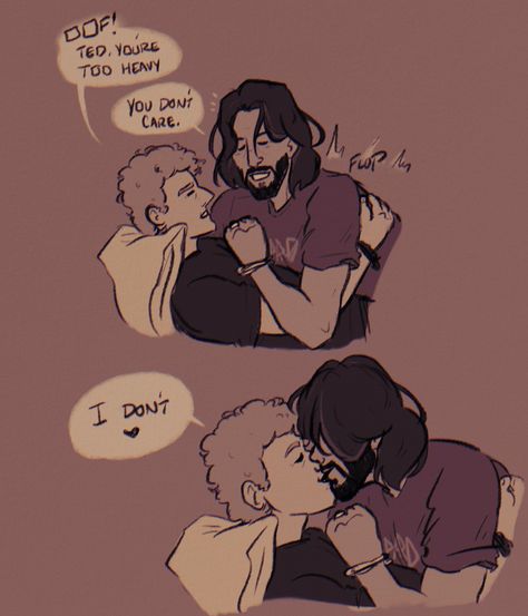 Bill And Ted Excellent Adventure Fanart, Bill X Ted Fanart, Bill X Ted, Bill And Ted Fanart, Bill And Ted Excellent Adventure, Adventure Fanart, Bill And Ted, Face The Music, Queer Art