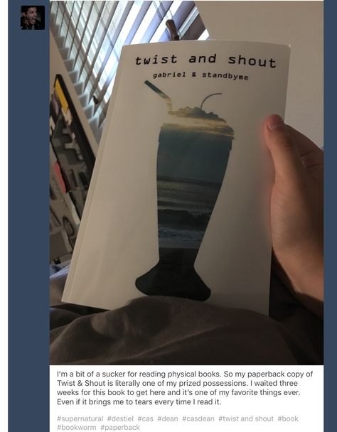 Where? Twist And Shout Destiel, Destiel Twist And Shout, Twist And Shout, Destiel, Supernatural, Physics, Cards Against Humanity, Twist, Book Cover