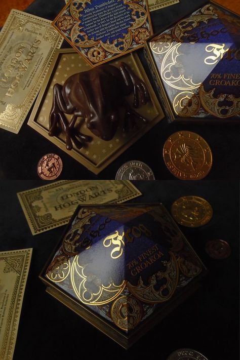 Harry Potter Chocolate Frogs, Chocolate Frogs Harry Potter, Harry Potter Chocolate, Stone Chocolate, Harry Potter Candy, Chocolate Frogs, Inktober 2023, Noble Collection, Philosophers Stone