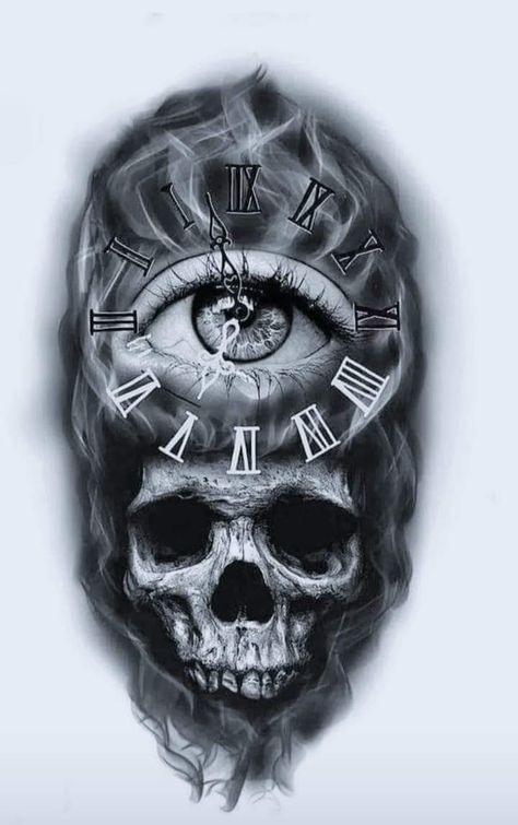 Classic Style Tattoo, Time Piece Tattoo, Pirate Skull Tattoos, Skull Art Tattoo, Black Tattoo Cover Up, Tattoo Lettering Design, Skull Sleeve Tattoos, Lion Head Tattoos, Compass Tattoo Design