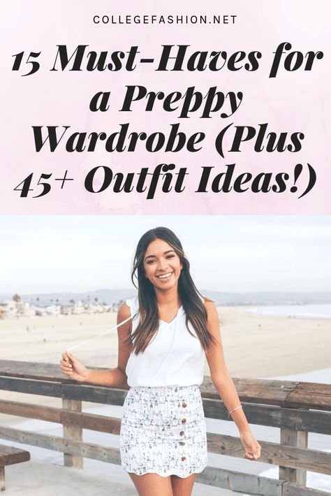 Preppy College Outfits, Preppy Hoco, Preppy Must Haves, College Outfits Summer Casual, Outfit Ideas College, College Outfits Party, College Outfits Preppy, Preppy Wardrobe, College Outfits Comfy