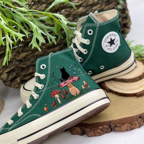 This Womens Hi Tops item by AMIHOUSEhandmadeShop has 3 favorites from Etsy shoppers. Ships from Vietnam. Listed on May 20, 2024 Black Cat Shoes, Floral Embroidery Shoes, Cat Mushroom, Converse Embroidery, Cute Converse Shoes, Converse 1970s, Shoes Embroidery, Embroidered Converse, Cute Converse