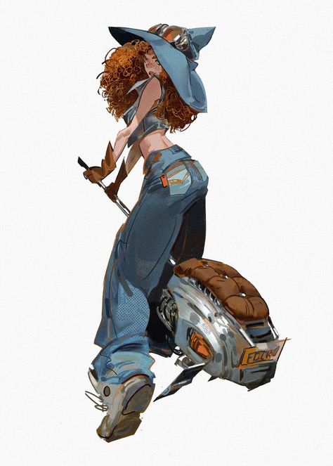 Witch Characters, Arte Steampunk, 캐릭터 드로잉, Concept Art Character, 인물 드로잉, Modern Fantasy, Arte Fantasy, A Witch, 영감을 주는 캐릭터