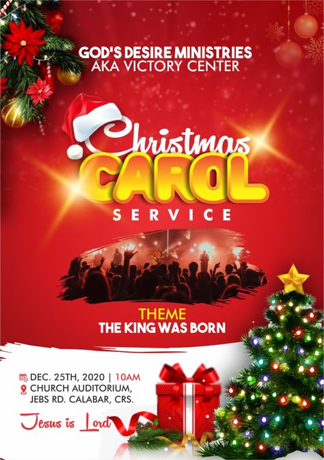 Church Christmas Carol Flyer Design, Carol Service Flyer Design, Christmas Carol Flyer Design, Carol Service Flyer, Carol Flyer Design, Page Background Design, Tarpaulin Design, Christian Photography, Graphic Design Inspiration Poster