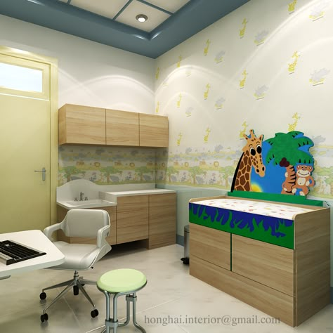 Children Hospital Pediatrician Office Design, Pediatric Clinic Design Interiors, Pediatric Office Decor, Pediatrics Office, Children Hospital Design, Pediatrician Office, Doctor Office Design, Pediatric Clinic, Children's Clinic