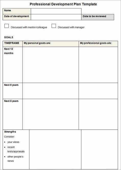 Individual Development Plan Template Excel Best Of Professional Development Plan Template 13 Free Word Professional Growth Plan, Employee Development Plan, Development Plan Template, Business Development Plan, Free Business Proposal Template, Professional Development Plan, Career Development Plan, Personal Development Plan Template, Preschool Lesson Plan Template